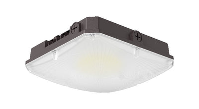ASD LED Slim Canopy 20/30/40W 120-277V 0-10V Dimmable 140Lm/W 3000/4000/5000K Bronze UL DLC Premium