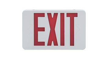 ASD LED RED Sign Double Face 120/277V White UL