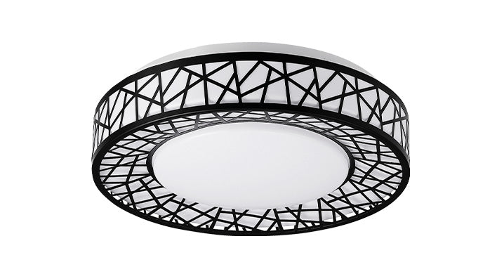 ASD LED Flushmount LOFT series 12inch 20W 120V Triac 2700/3000/3500/4000/5000K Black ETL