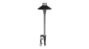 ASD LED Low Voltage Landscape Flat Hat Pathway Light 5W 12-24V 2700/3000/3500/4000/5000K CRI90+, IP65 Waterproof, Aluminum 6x15inch