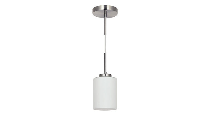 ASD Bulb Mini-Pendant 1xE26 60W 120V Satin Nickel ETL