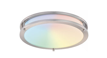 ASD LED Smart RGBW Double Ring Flushmount