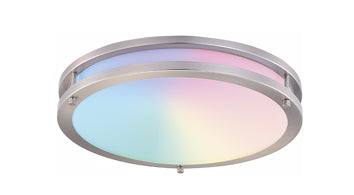 ASD LED Smart RGBW Double Ring Flushmount
