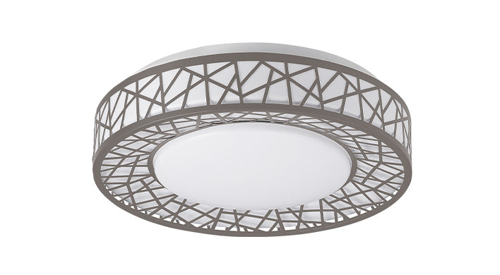 ASD LED Flushmount LOFT series 12inch 20W 120V Triac 2700/3000/3500/4000/5000K Nickel ETL