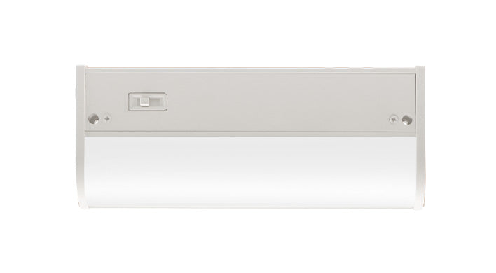 ASD LED Under Cabinet Bullnose 9inch 3W 120V Triac 3000/4000/5000K Hardwired, On/Off Switch, White ETL
