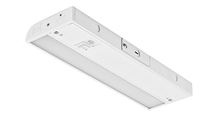 ASD LED Under Cabinet Linear 12inch 5W 120V TRIAC 2700/3000/4000K Hardwired or Plug-in, Linkable, Hi/Low Switch White ETL