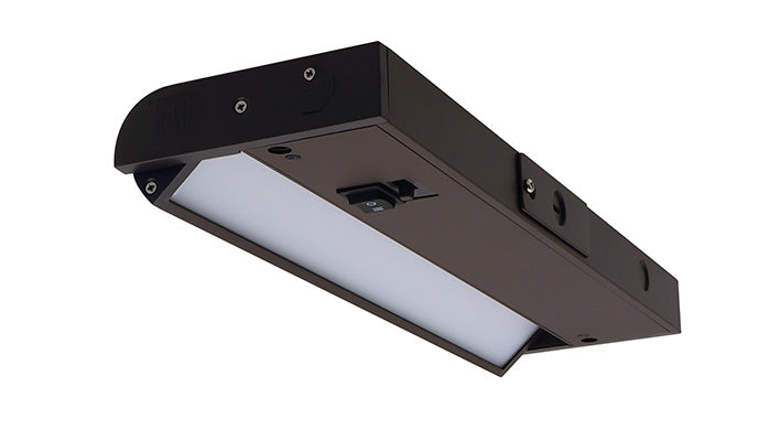 ASD LED Under Cabinet Swivel 12inch 5W 120V TRIAC 2700/3000/4000K Hardwired or Plug-in, Linkable, Hi/Low Switch