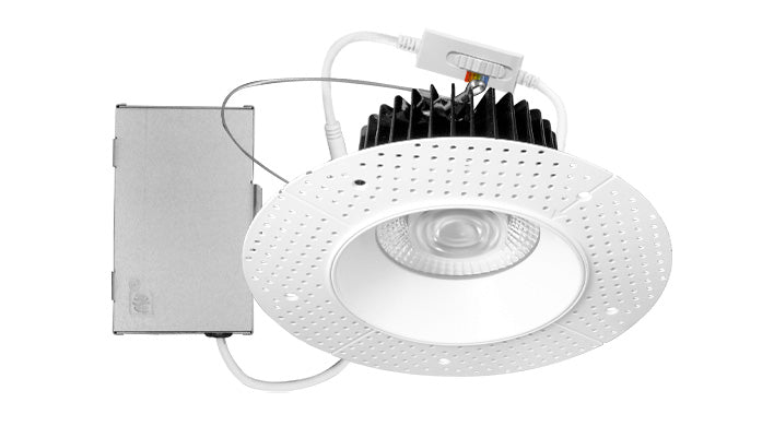 ASD LED Trimless Downlight Round 6inch 24W 120V TRIAC 2700/3000/3500/4000/5000K
