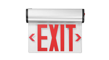 ASD LED RED Edge Lit Transparent Sign 120/277V UL