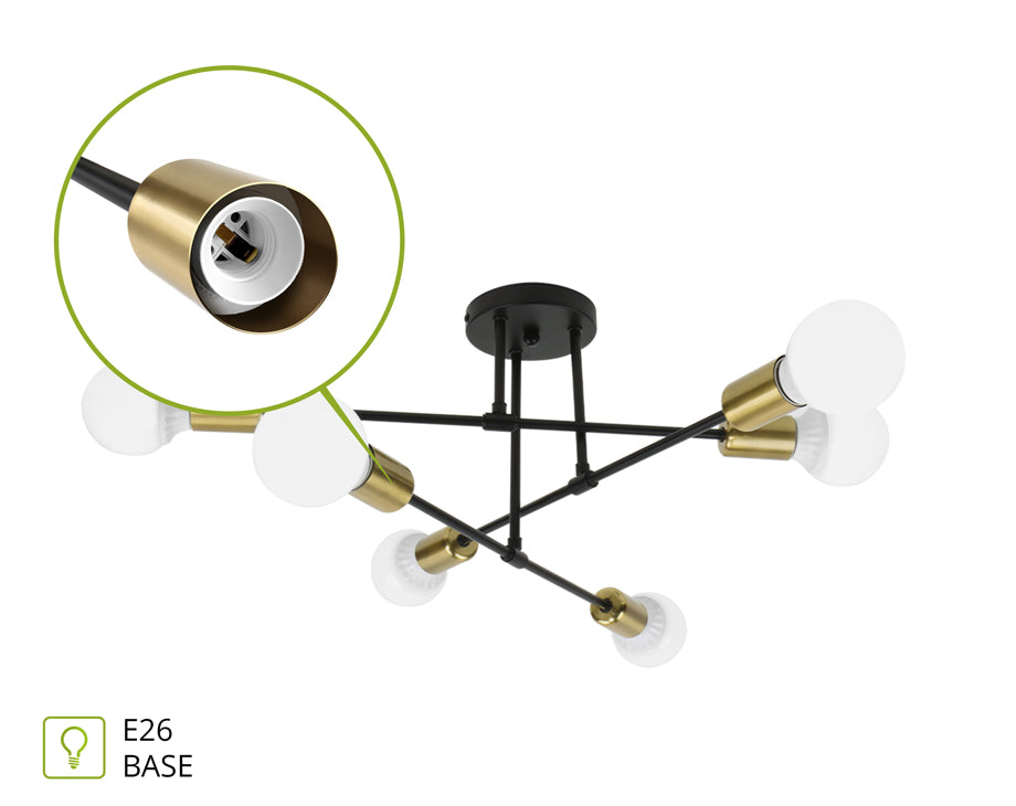 ASD Bulb Ceiling Fixture Attic Lite Series