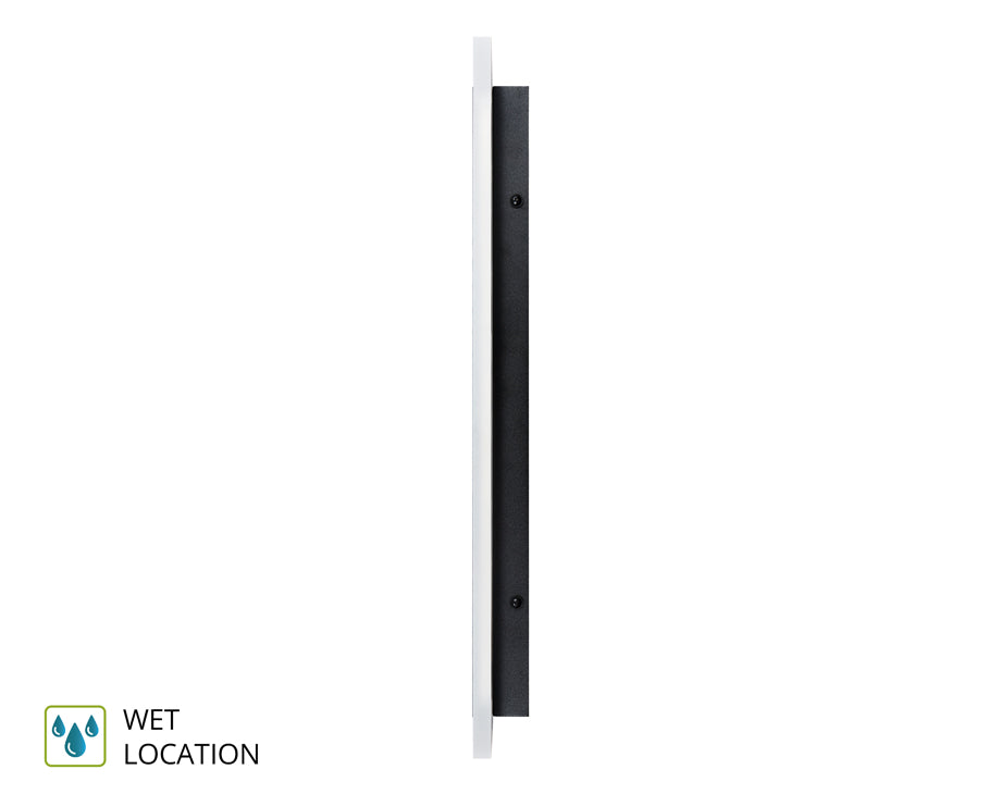 ASD LED Outdoor Wall Sconce 48" 36W CCT Selectable Dimmable 3000/4000/5000K Black ETL