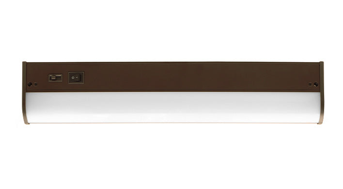 ASD LED Under Cabinet Bullnose 18inch 8W 120V Triac 3000/4000/5000K Hardwired, On/Off Switch