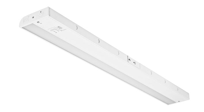 ASD LED Under Cabinet Linear 32inch 16W 120V TRIAC 2700/3000/4000K Hardwired or Plug-in, Linkable, Hi/Low Switch White ETL