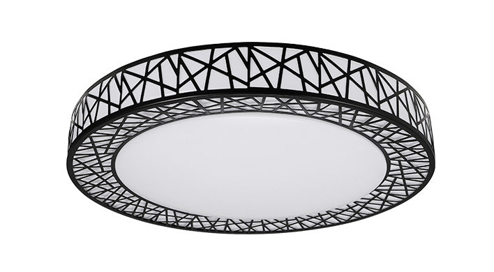 ASD LED Flushmount LOFT series 18inch 35W 120V Triac 2700/3000/3500/4000/5000K Black ETL