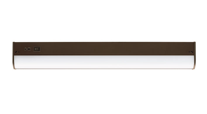 ASD LED Under Cabinet Bullnose 24inch 12W 120V Triac 3000/4000/5000K Hardwired, On/Off Switch