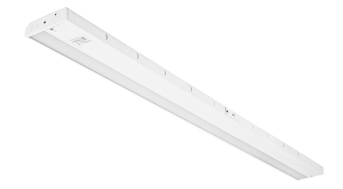ASD LED Under Cabinet Linear 48inch 24W 120V TRIAC 2700/3000/4000K Hardwired or Plug-in, Linkable, Hi/Low Switch White ETL