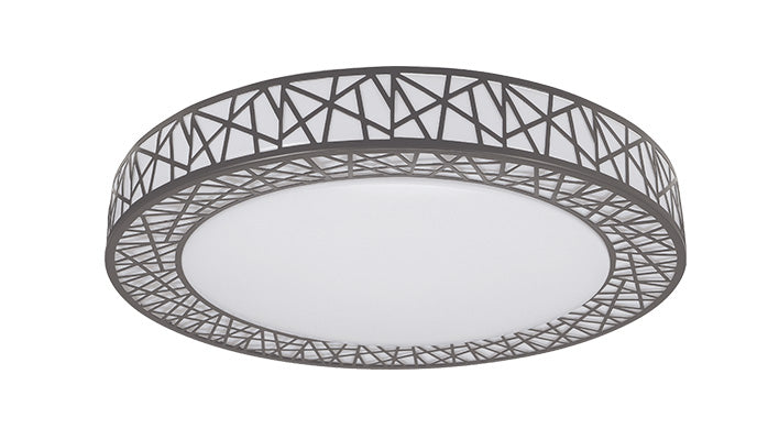 ASD LED Flushmount LOFT series 18inch 35W 120V Triac 2700/3000/3500/4000/5000K Nickel ETL