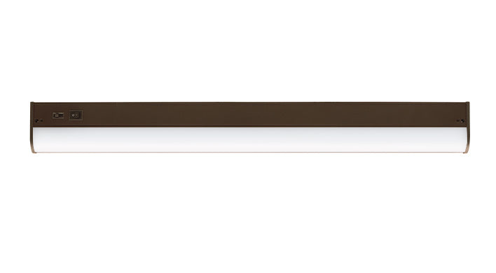 ASD LED Under Cabinet Bullnose 32inch 16W 120V Triac 3000/4000/5000K Hardwired, On/Off Switch